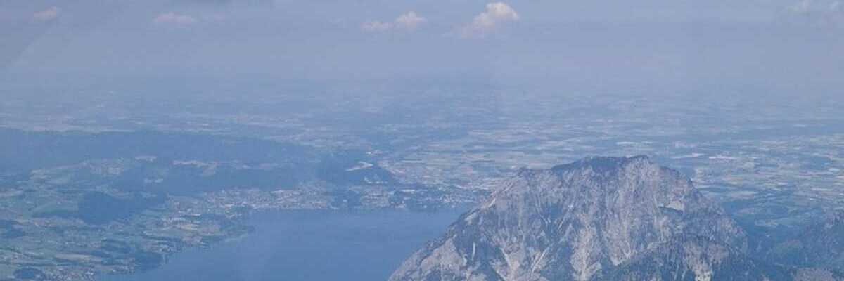 Flugwegposition um 10:11:00: Aufgenommen in der Nähe von Gemeinde Ebensee, 4802 Ebensee, Österreich in 2629 Meter
